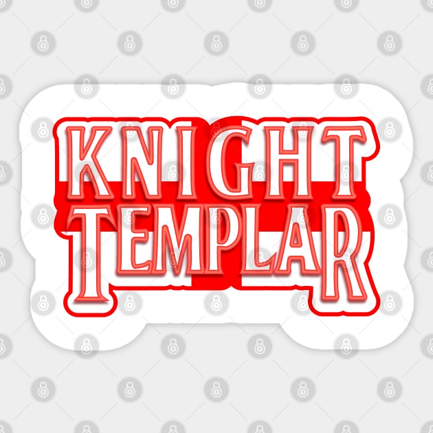 Knight Templar Sticker by Jokertoons